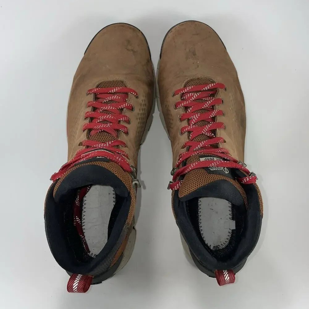 Danner Trail 2650 Mid GORE-TEX Boots Mens Size 13 D Brown Red Waterproof Hiking